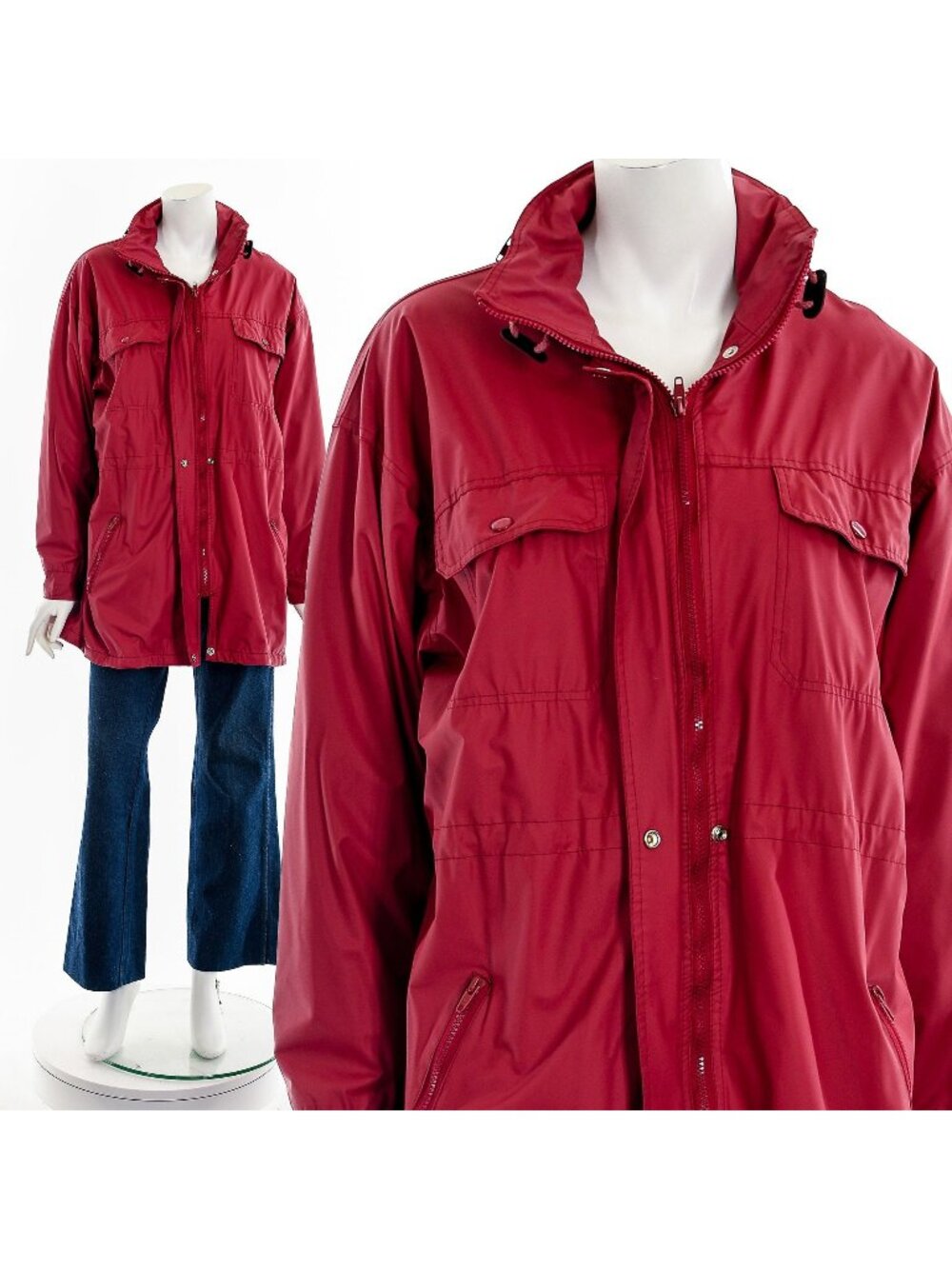 Red Coat Blazer Jacket 90s